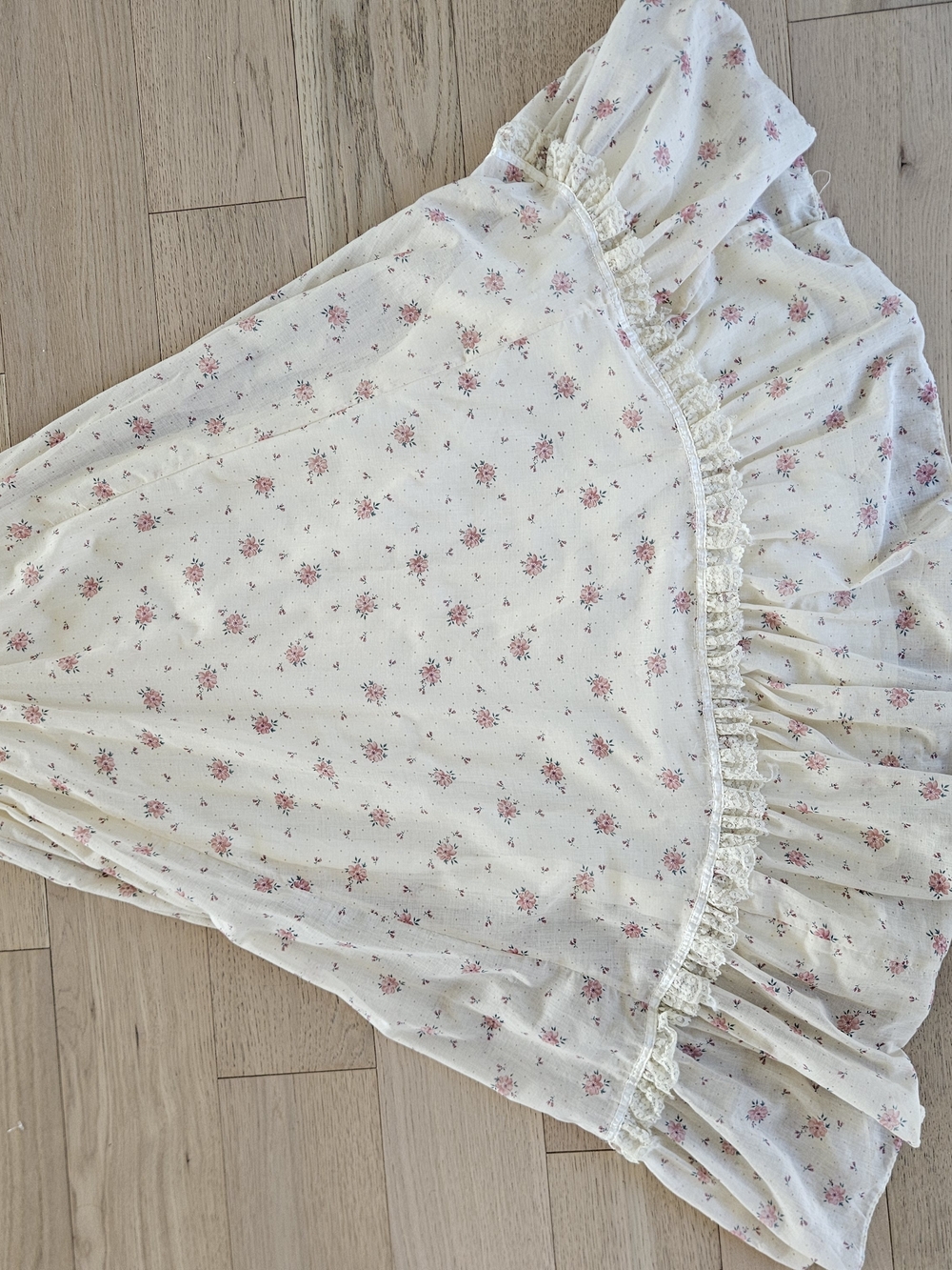 Vtg 70s Shamash & Yofi Prairie Maxi Dress - Gunne Sax Style Size 11 Cottagecore - Picture 14 of 14